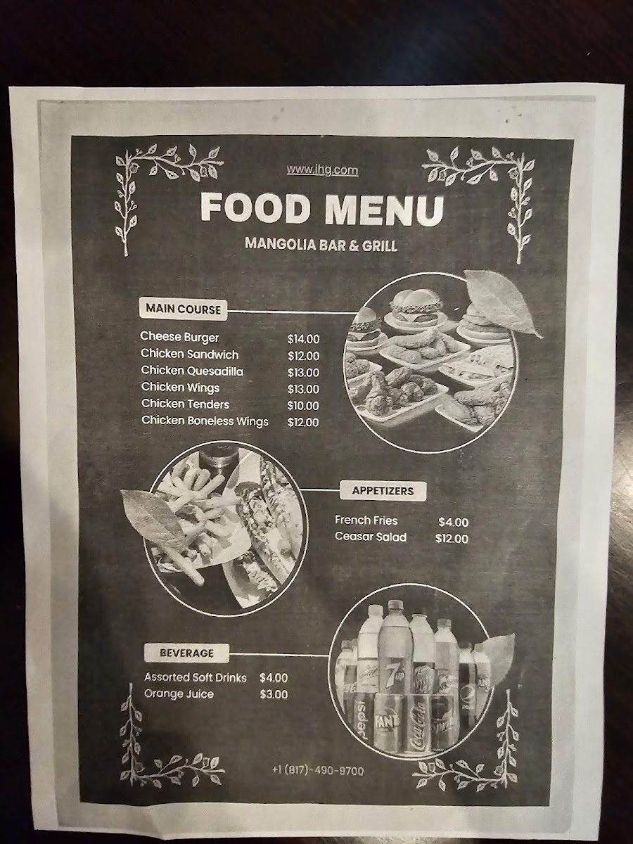 Menu Magnolia Bar And Grill-1